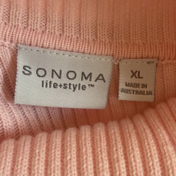 Sonoma Life+Style - Pink Turtleneck - Made in Australia - XL - Knitted - Picture 4 of 4